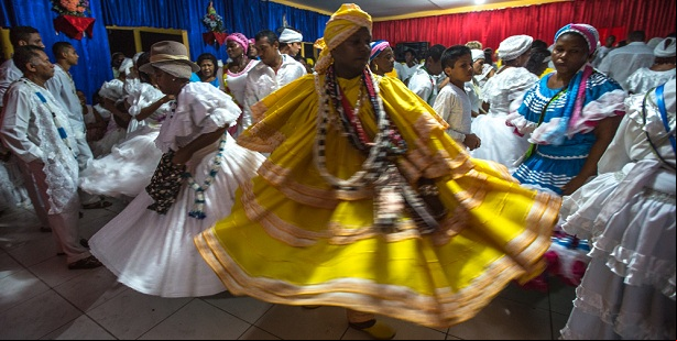 Festa de aniversário do terreiro de Pai Reinaldo – Alto Alegre do Maranhão (MA). Foto: Luisina López Ferrari.